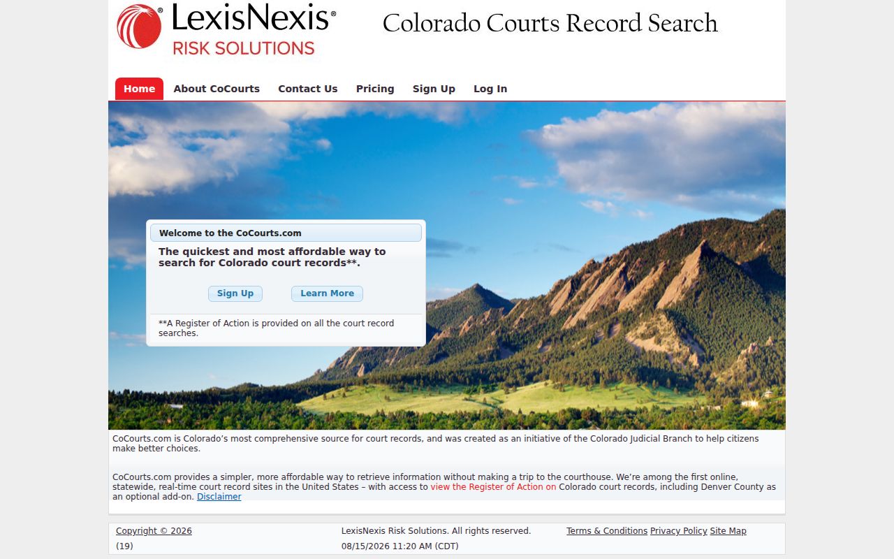 Mineral County case lookup authorized ROA vendor