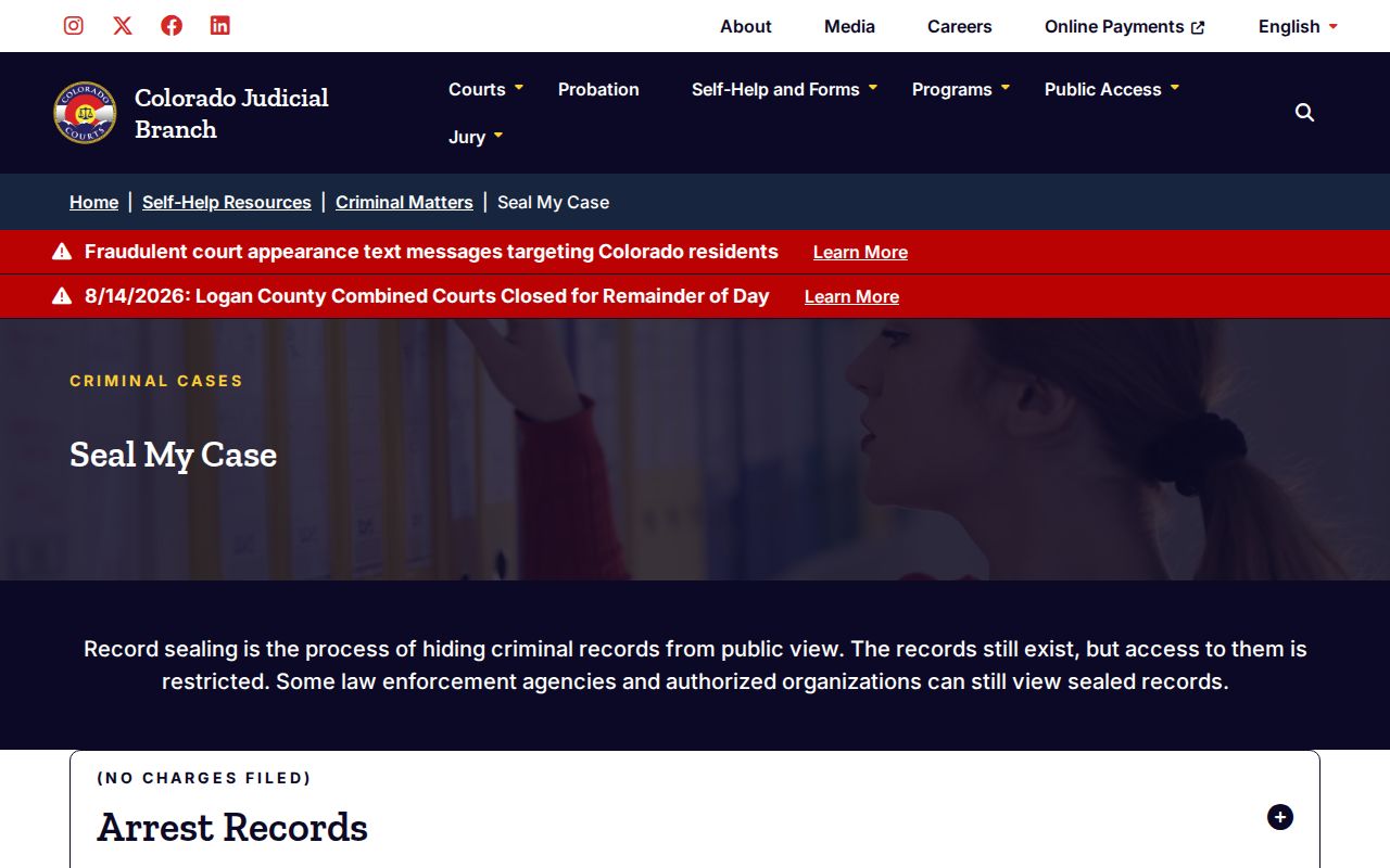 Mineral County criminal docket sealing information